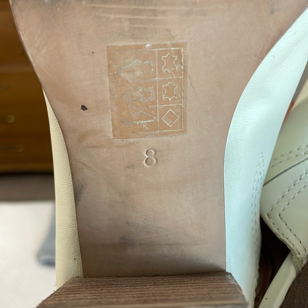 Madewell Cream Colored Harper Mule Sz. 8 - Picture 8 of 11